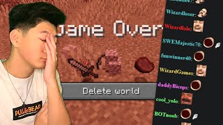 I Let My Viewers CONTROL My Minecraft World..