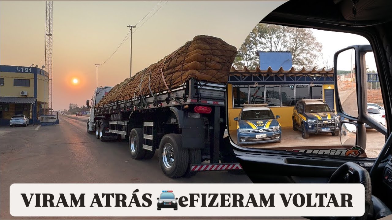 TIVE QUE RETORNAR E VOLTAR PARA BASE DA PRF MEDIR A CARRETA