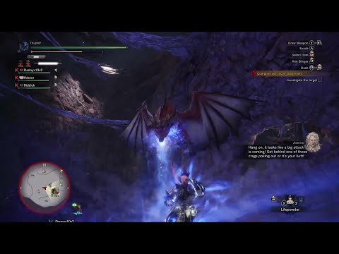 MHW: iceborne - Adult Xeno'jiiva (Safi'jiiva) final attack