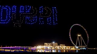 Drone Show Dubai | Innovative Dubai | Drone Show for Dubai Shopping Festival | JBR Bluewaters