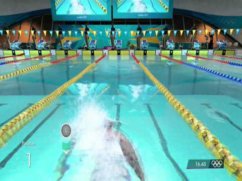 London2012 Michael Phelps 50m Freestyle