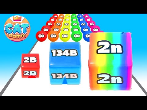 Satisfying Mobile Games - Bounce Merge 2048 vs Ball Merge 3D & Blob 2048 ⭐ Max Number