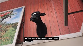 Animatronic Cashwise Grocery Store MooBell Bessie the Cow Wall plaque mount  North Bismarck ND Store