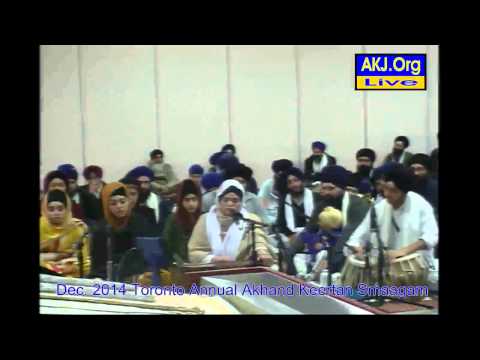 085 Toronto Dec. 2014 Smaagam - Raensabaayee Keertan - B. Harinder Kaur Jee