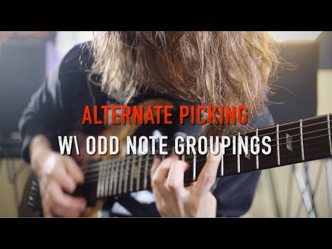 ALTERNATE PICKING Lick w\ Odd Note Groupings! | Lick of the Week EP. 10