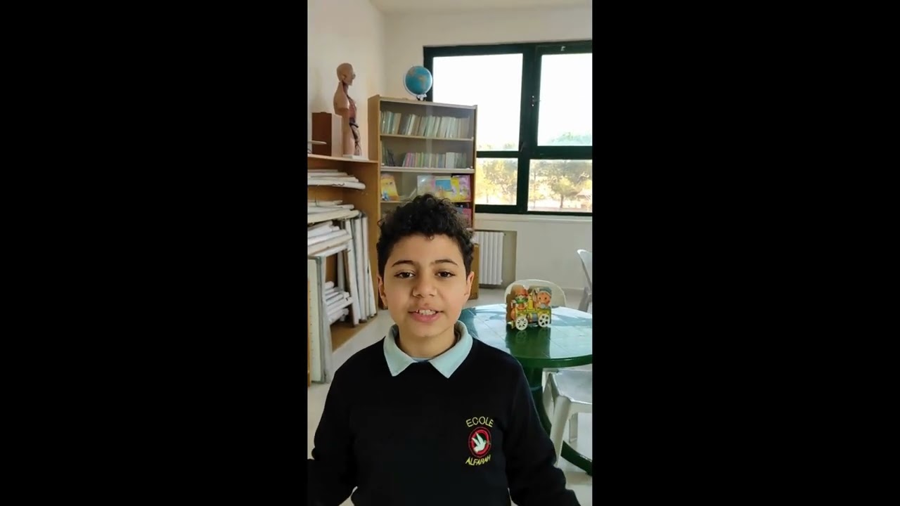 Merci d&rsquo;un élève de l&rsquo;école Al Faraj, Alep, février 2024