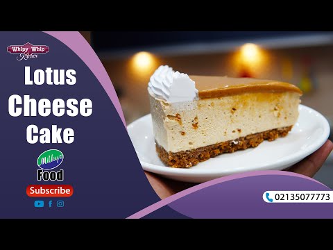 Lotus Cream Cheese Cake l No Bake Recipe By Milkyz Food l Promo