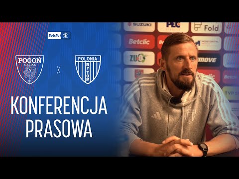 [Betclic 1. liga]: Konferencja prasowa po meczu Pogoń Siedlce - Polonia Bytom 2:0