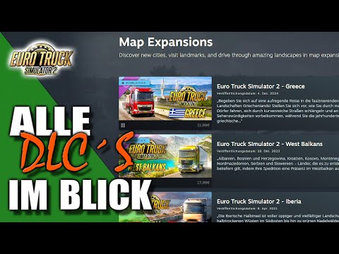 All ETS2 MAP DLCs at a glance 2025 🚚 Euro Truck Simulator 2 map expansions explained