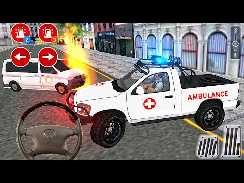 Pickup Truck Ambulance Driving #4 - Emergency City Simulator 2020 - Best Android Gameplay