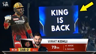 Virat Kohli Status | KGF2 🔥 | Kohli Comeback Whatsapp Status Video | Kohli 73 vs GT | IPL 2022