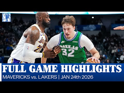 Mavericks Highlights vs. Los Angeles Lakers | January 24, 2026
