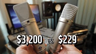 Video thumbnail for Best Large Diaphragm Condenser Microphone for recording vocals? Rode NT1A vs Neumann U87AI by Daniel Hong