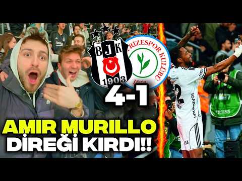 MURILLO’NUN FÜZESİ STADYUMU YIKTI! | GALATASARAY BEKLENİYOR! | Beşiktaş 4-1 Rizespor | STAD VLOG
