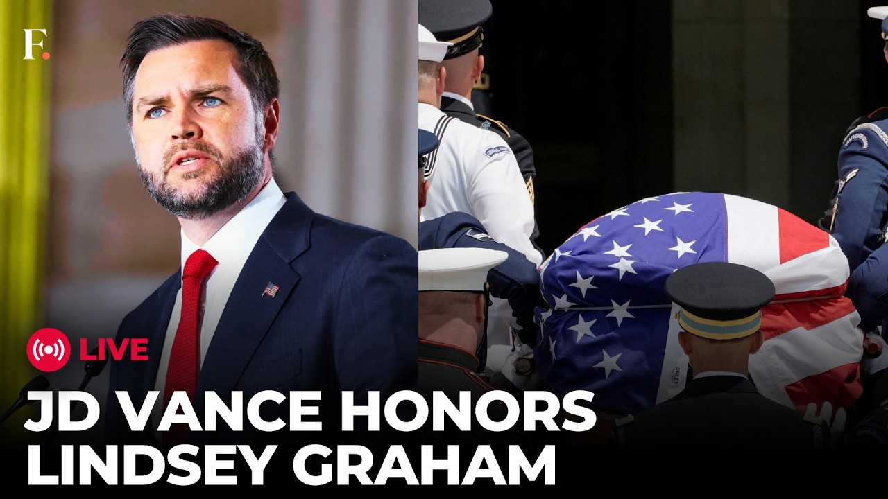 JD Vance Eulogy LIVE: Vice President Pays Emotional Tribute to Senator Lindsey Graham