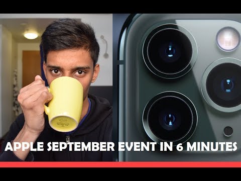 Apple September Event 2019 in 6 minutes