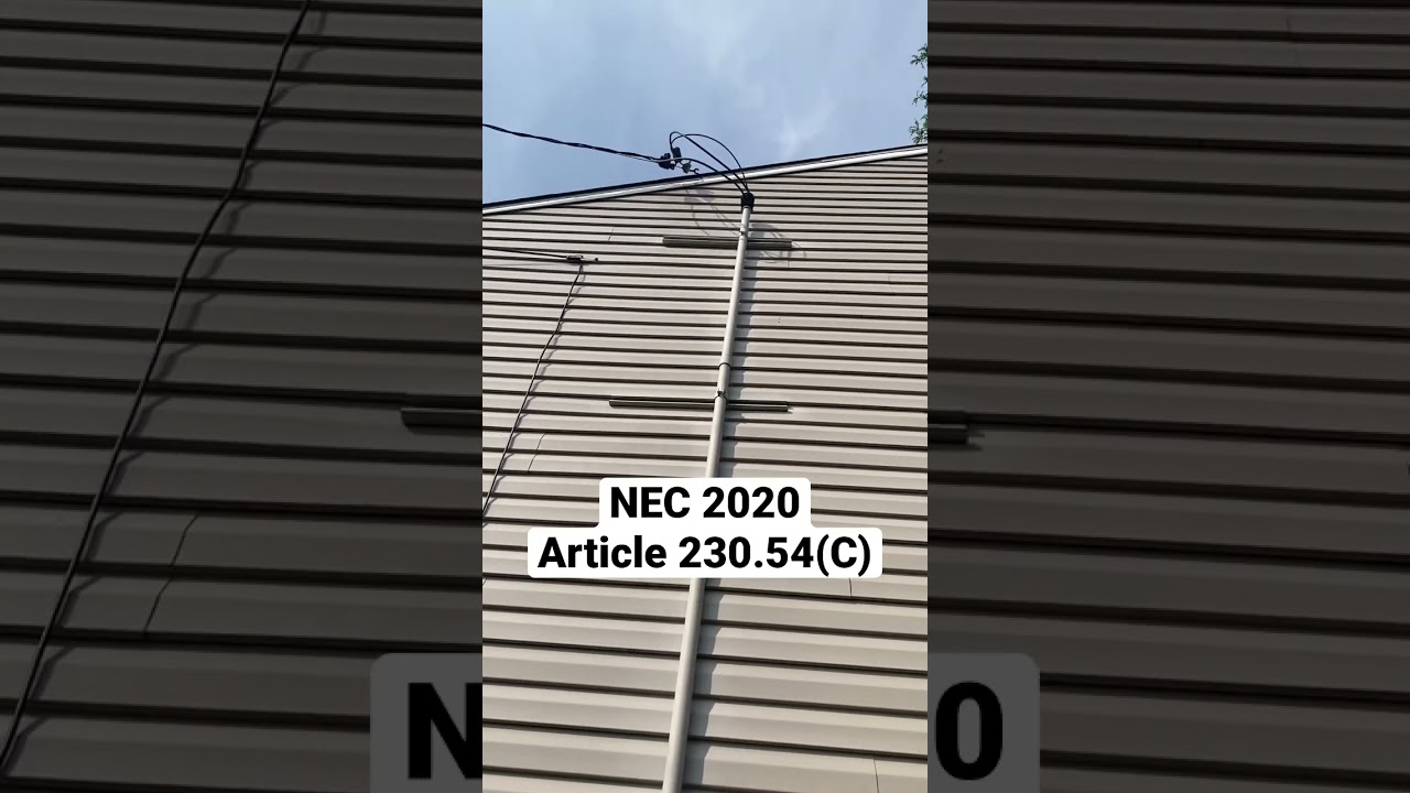 Service heads shall be located above the point of attachment of overhead service conductors.