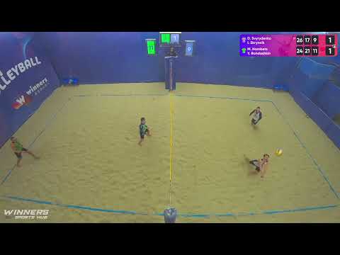 14:35 D. Svyrydenko / I. Skrynnik - M. Horobets / Y. Bohdashkin 17.12.2022 |Winners Beach Volleyball