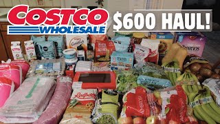 HUGE COSTCO HAUL! | What you can buy for $600! | GROCERIES & MORE