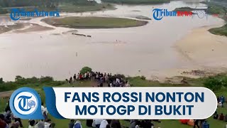 Momen Fans Valentino Rossi Tetap Bertahan di Bukit Seger demi Menonton MotoGP 2022 di Mandalika