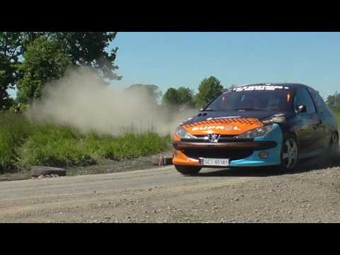 1 Rajd Skoczowsko-Ochabski 2017 3 Runda RPŚ - Krzysztof Szturc / Mariusz Cymorek - Peugeot 206