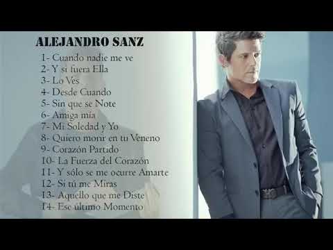 Alejandro Sanz Mix Románticas - Las canciones más escuchadas en 2021