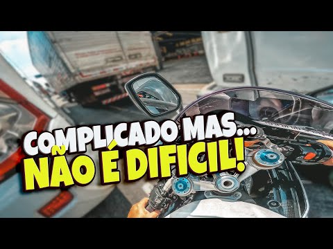 Como é PILOTAR uma MOTO ESPORTIVA no TRANSITO!