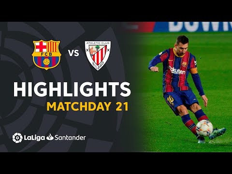 Highlights FC Barcelona vs Athletic Club (2-1)