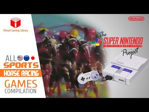 All SNES/Super Nintendo Horse Racing Games Compilation - Every Game (US/EU/JP)