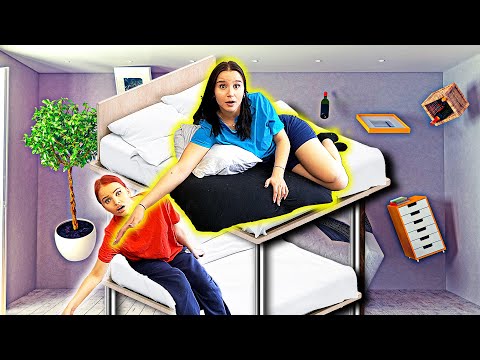 Schlafen auf dem HÖCHSTEN BETT der Welt ! 😰 (Challenge) - Celina