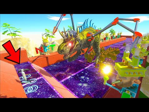 ⚔️ FPS AVATAR EXTREME DEATH RUN IN THE MOUNTAINS COLD - Animal Revolt Battle Simulator