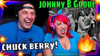Reacting To CHUCK BERRY  Johnny B. Goode (1958) THE WOLF HUNTERZ REACTIONS