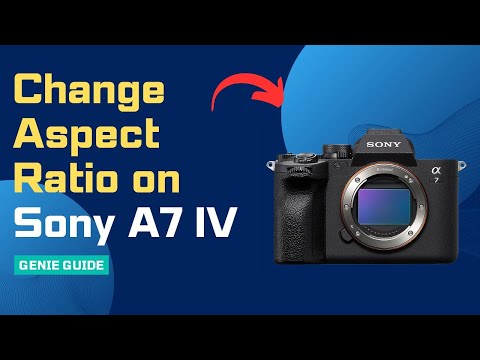 SONY A7 IV - How to Change Aspect Ratio !