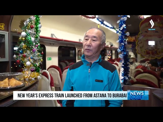 New Year’s express train launched from Astana to Burabai