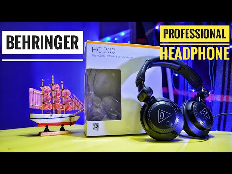 Распаковка и демонсрация наушников Behringer HC 200