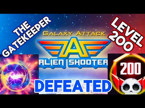 CAMPAIGN LEVEL 200 DEFEATED!  BOSS 50 THE GATEKEEPER galaxy attack: alien shooter GAAS