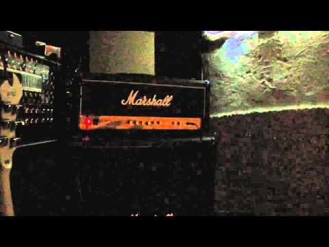 Gibson Les Paul Traditional Mahagony Satin Ebony 2012 - Modded Marshall