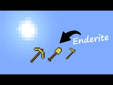 I added enderite tools to minecraft
