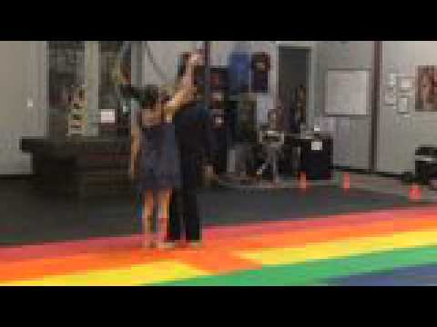 partner hoop routine with Eli