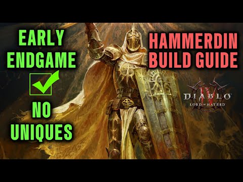 NEW PALADIN HAMMERDIN BUILD GUIDE (NO UNIQUES) | Diablo 4 Season 11 Best Early Endgame Paladin SKULM