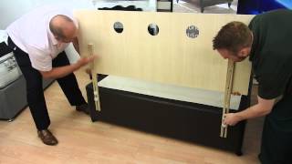 Attaching a strutted headboard to a Divan Bed base