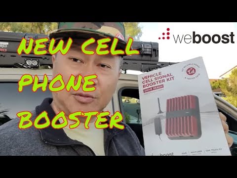 NEW Cell Phone Booster DRIVE REACH by Weboost Wilson Electronics - DIY on my Toyota Tacoma