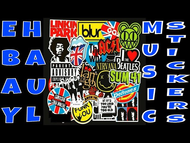 Vídeo relacionado con 100 Piezas De Pegatinas De banda De Rock, Rock and Roll Pegatinas, Pegatinas De Música Retro, para Adultos, Adolescentes, Stickers para Monopatín, Ordenador, Scooter, Guitarra