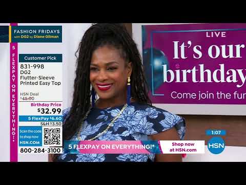 HSN | Fashion Fridays with DG2 by Diane Gilman Celebration 07.21.2023 - 09 PM