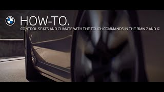 BMW How to Use Control Seats and Climate