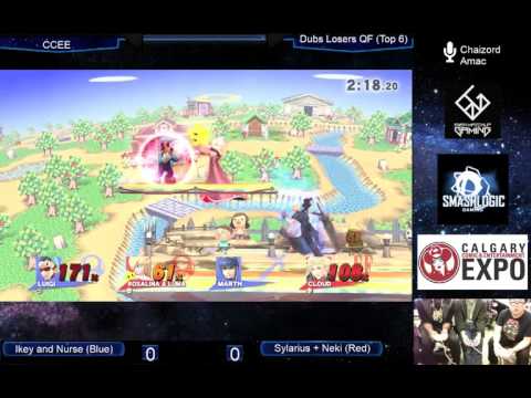 CCEE 2017 Smash 4 Doubles - Ikey & Nurse Vs. Frost | Sylarius & Neki - Losers QFs