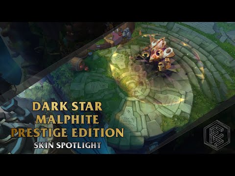 ►Dark Star Malphite Prestige Edition ◀ League of Legends ▂ Skin Spotlight
