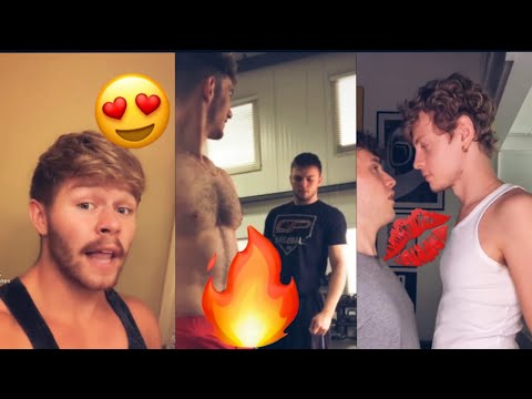 Bros or Lovers?! | Bromance | G4y lovers | male on male affection Tiktok comp