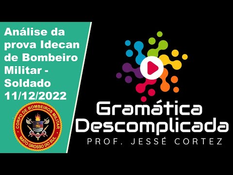 Análise da prova IDECAN de SOLDADO BOMBEIRO MILITAR - MS
