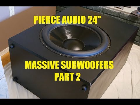 Pierce Audio 24" Subwoofers Build Log Part 2